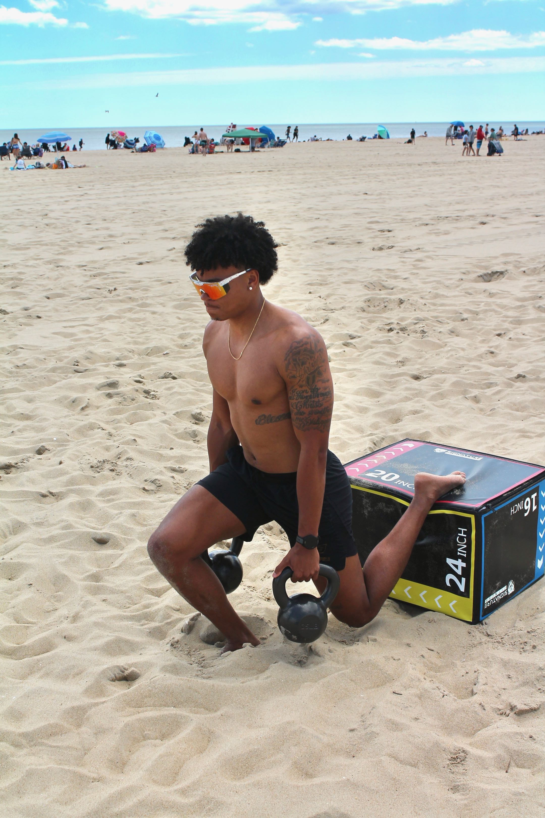 Beach Lower Body Power Drills